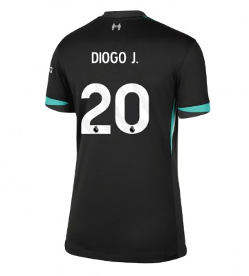 Liverpool Diogo Jota #20 Replika Udebanetrøje Dame 2024-25 Kortærmet